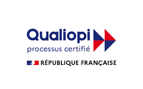 Logo Qualiopi processus certifié – République française
