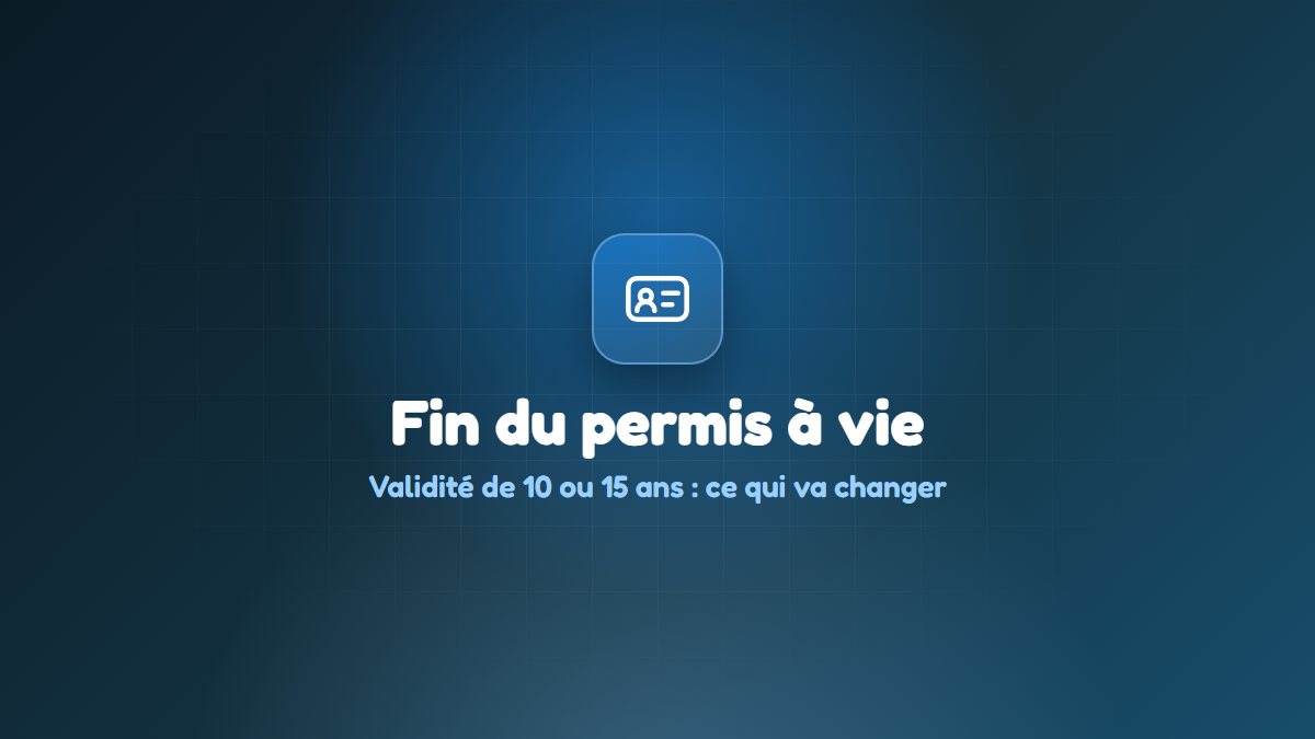 Fin du permis à vie : ce que la directive européenne va changer pour les conducteurs français